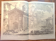 vintage STAMPA ANTICA di
