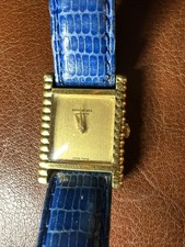 Orologio al quarzo Raymond Weil Genève Swiss Made/unisex tono oro, cinturino blu