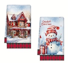 2 Pezzi Decorazioni Natalizie Cucina. 45*70 Buon Regalo.