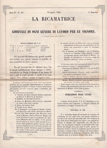 Ricamatrice giornale di - la, ricamatrice.