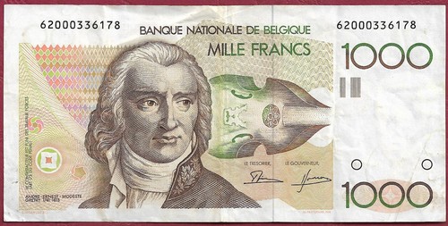 Belgio 1000 franchi - 1000,