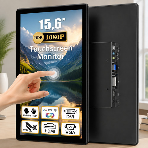 Monitor portatile touch - monitor, 15,6"
