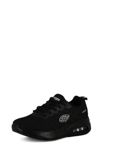 Sneakers stringate donna nero