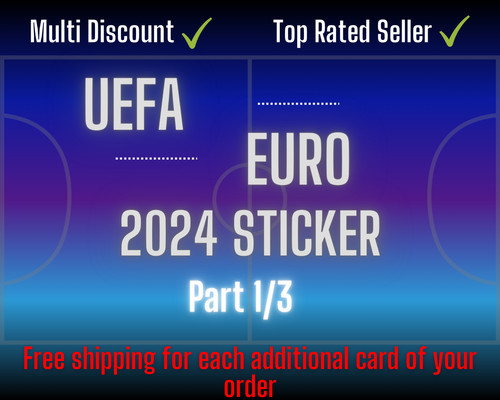 Adesivi topps uefa euro - 2024,
