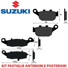 Kit pastiglie freno anteriori - kit,