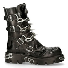 New rock unisex 727 nera - rock, m.727-s1
