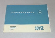 Istruzioni D'Uso / Manuale Mercedes-Benz W108 300 Se Stand 04/1966