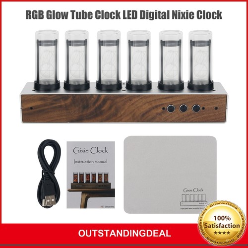 Rgb glow tube orologio led - glow,