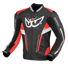 Giacca in pelle da moto Berik