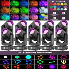 10x 250W Beam RGBW Moving Head 18 GOBO 48 Prisma DMX DJ discoteca fascio luce di scena
