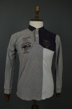Polo Popover Aeronautica Militare multi cotone con colletto manica lunga taglia 14