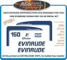 1998 EVINRUDE 150 HP Ocean Pro