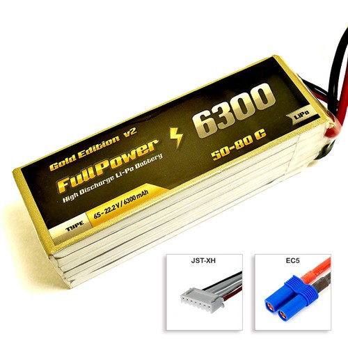 Fullpower batteria lipo - fullpower, 6s