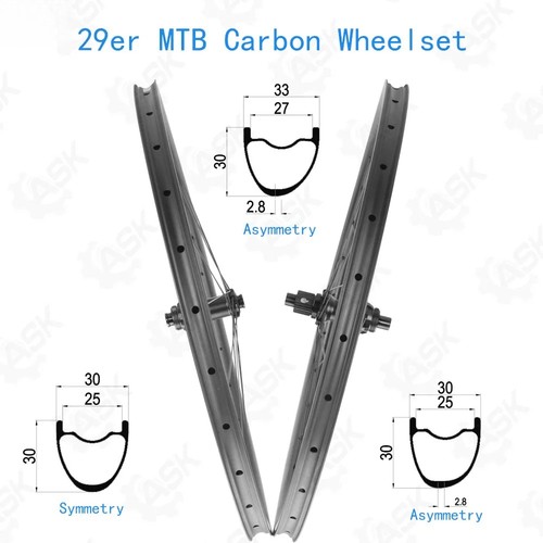 Set ruote carbonio mtb - set,