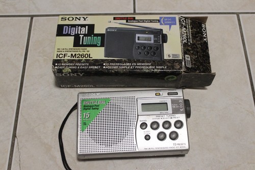 Radio portable sony icf - portable, icf-m260l