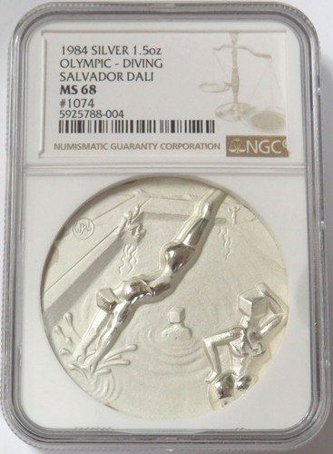 1984 argento oz - 1984, medaglia