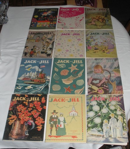 Vintage jack and jill magazine - and,