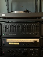 SANSUI - impianto stereo hi fi giradischi ampli tuner CD ed equalizzatore.