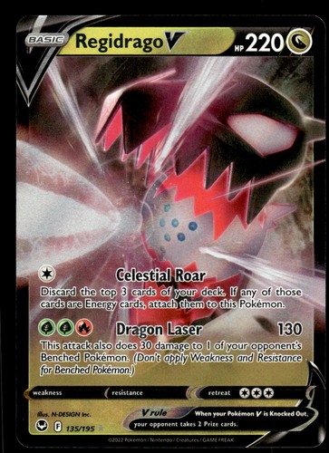 Regidrago 135 195 holo - regidrago, v