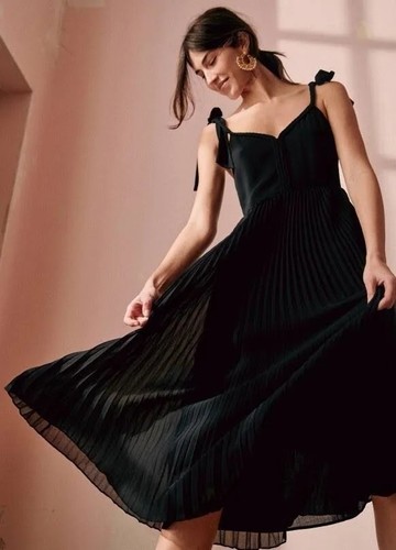 Sezane nessa pleatedblack - ,