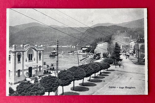 Cartolina luino italia - in,