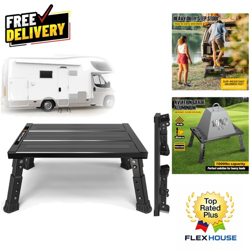 Lightweight foldable step - foldable, rv