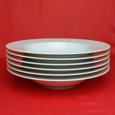 6 piatti da zuppa Rosenthal Classic Weiss forma 19850 piatto profondo 24 cm porcellana 