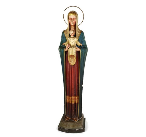 Grande statua madonna - grande, con