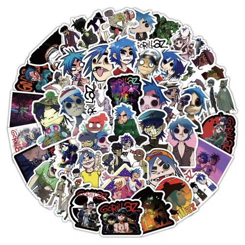 Adesivi gorillaz valigia - adesivi,