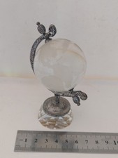 Mappamondo Piccolo In Vetro E Metallo