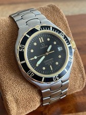 Omega Seamaster 200m automatic prebond, certificato  cronometro, acciaio oro