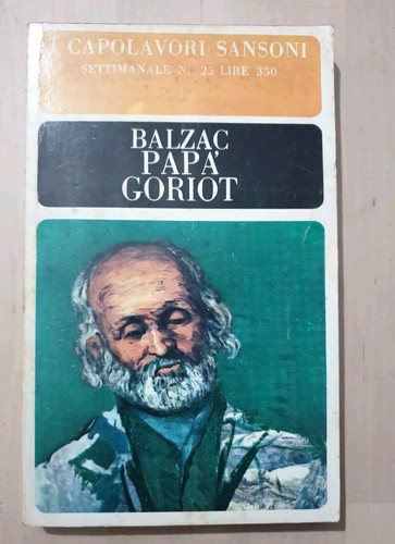 Balzac papa goriot i - goriot",