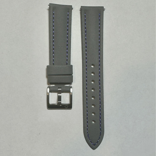 Cinturino grigio vera tela - , blu