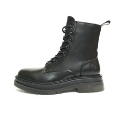 LUMBERJACK SCARPE DONNA STIVALETTI LACCI ANFIBI SCARPONCINI SUSANNA NERO