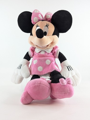Minnie mouse peluche rosa - minnie, 19"