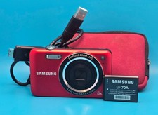 Samsung ES75 14,2 megapixel fotocamera digitale, rosso