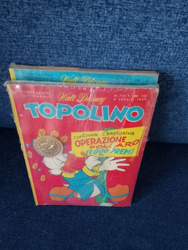 Topolino 710 con moneta - n,