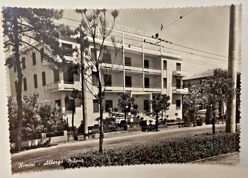 Cartolina rimini hotel - cartolina, albergo