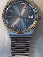 Orologio carica manuale acciaio Villiam anni 70