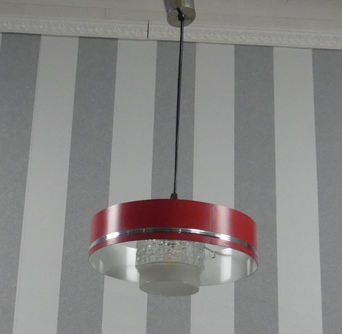 Lampada sospensione anni 70 - a,