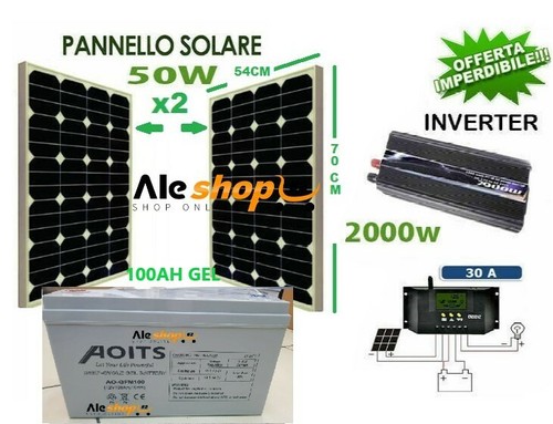 Kit fotovoltaico per casa - kit,