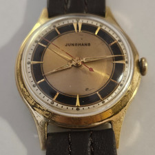 Orologio Vintage Uomo JUNGHANS "J93/1" Bulleye Meccanik 8J Old German Watch 1954