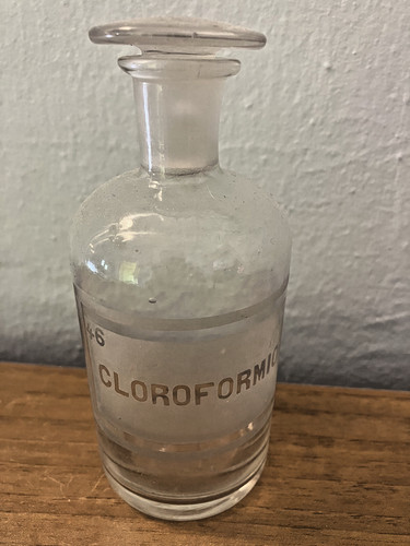 Chloroform cloroformio antique - chloroform,