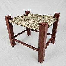 Vintage MCM Mission Footstool