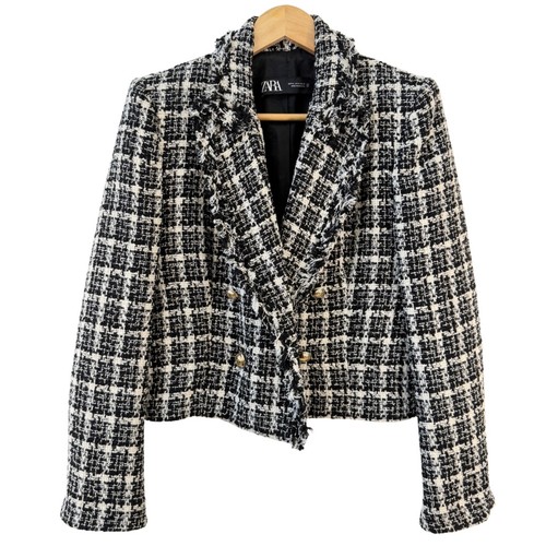 Blazer tweed zara taglia - blazer, m