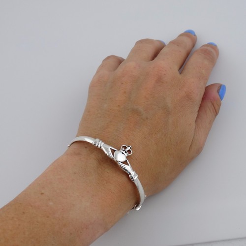 Bracciale claddagh argento - -,