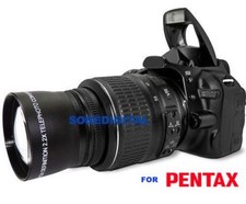 TELEOBIETTIVO 52mm 2X/X2 per Pentax K-30 K-01 K-5 K-7 Km DA 18-55mm DA 50-200mm