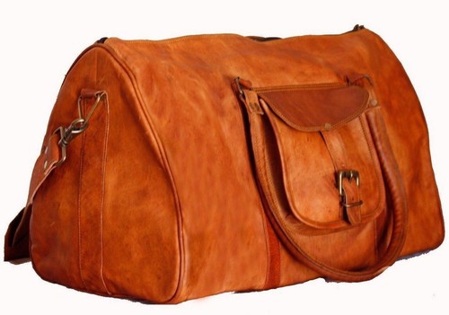 Borsa pelle viaggio - in,
