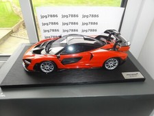 F1 MINICHAMPS TSM AYRTON SENNA MCLAREN MIRA ARANCIONE - 1/18.