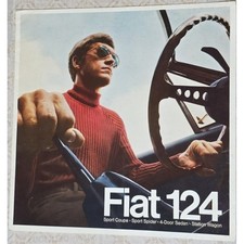 Brochure vintage Fiat 124